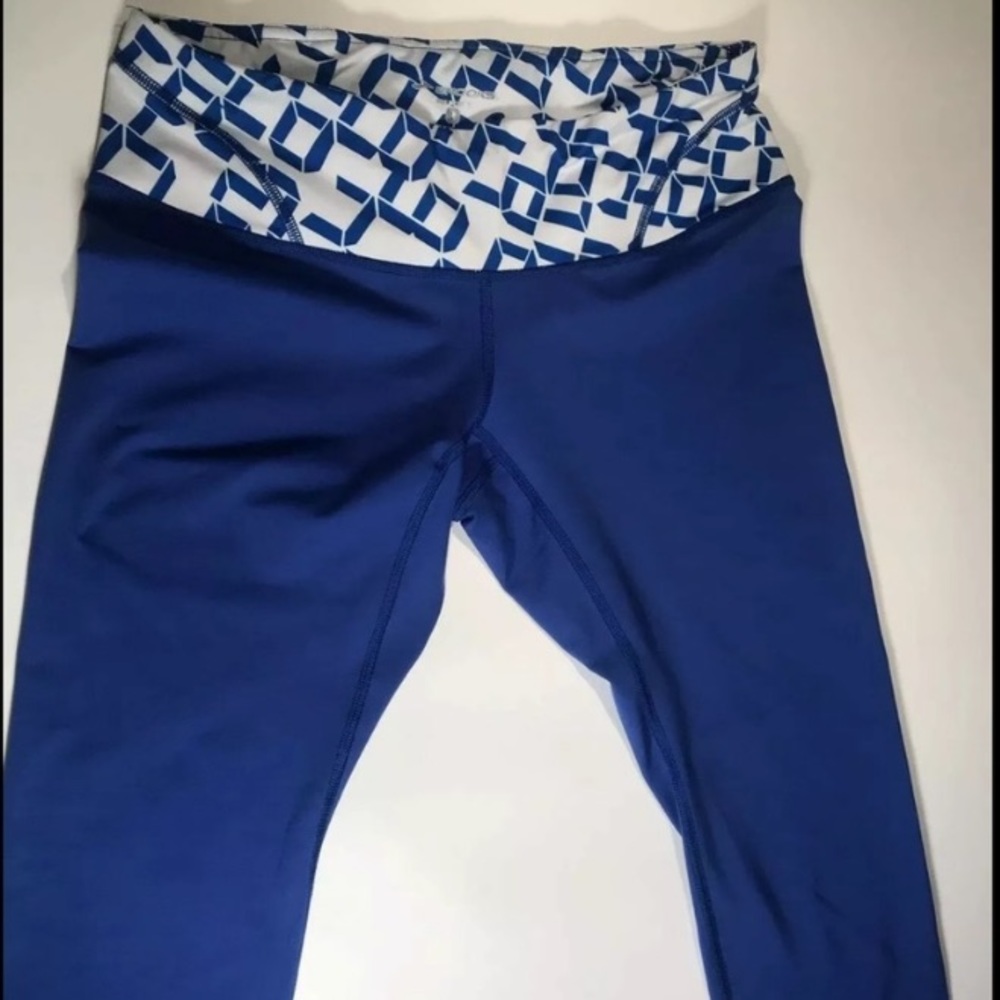 Brooks Running Blue Capri Leggings
